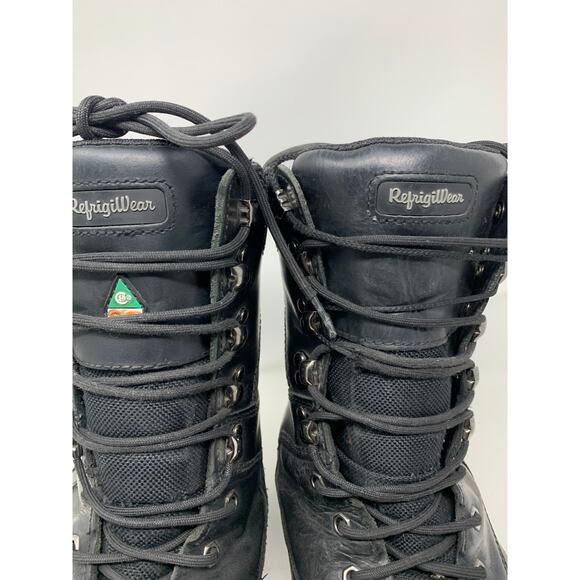 VIBRAM RefrigiWear Laceup Protective Footwear Black Leather Men\'s Size 15M main image 8